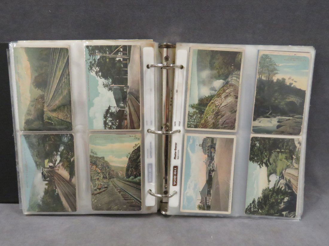 RAILROAD POSTCARDS (PENN, NY CENTRAL, BOSTON, ETC) (1 of 3)