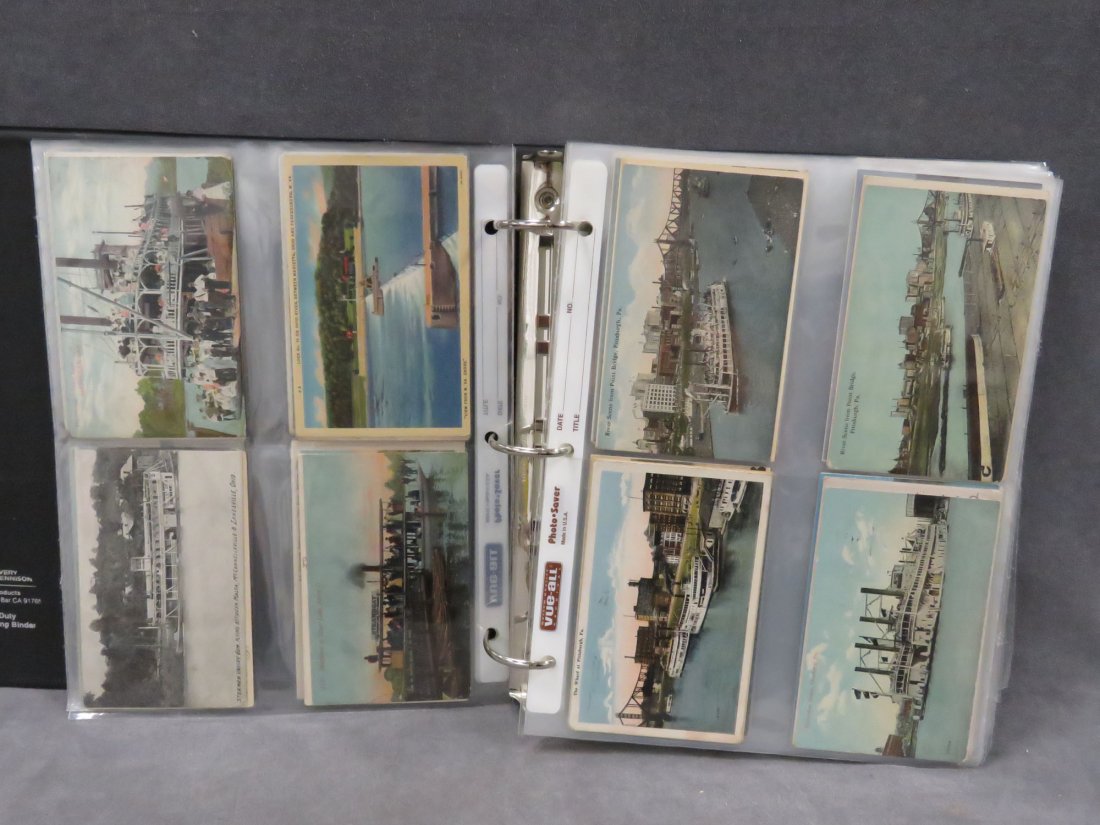 ASSORTED U.S. RIVER STEAMBOAT POSTCARDS (1 of 3)