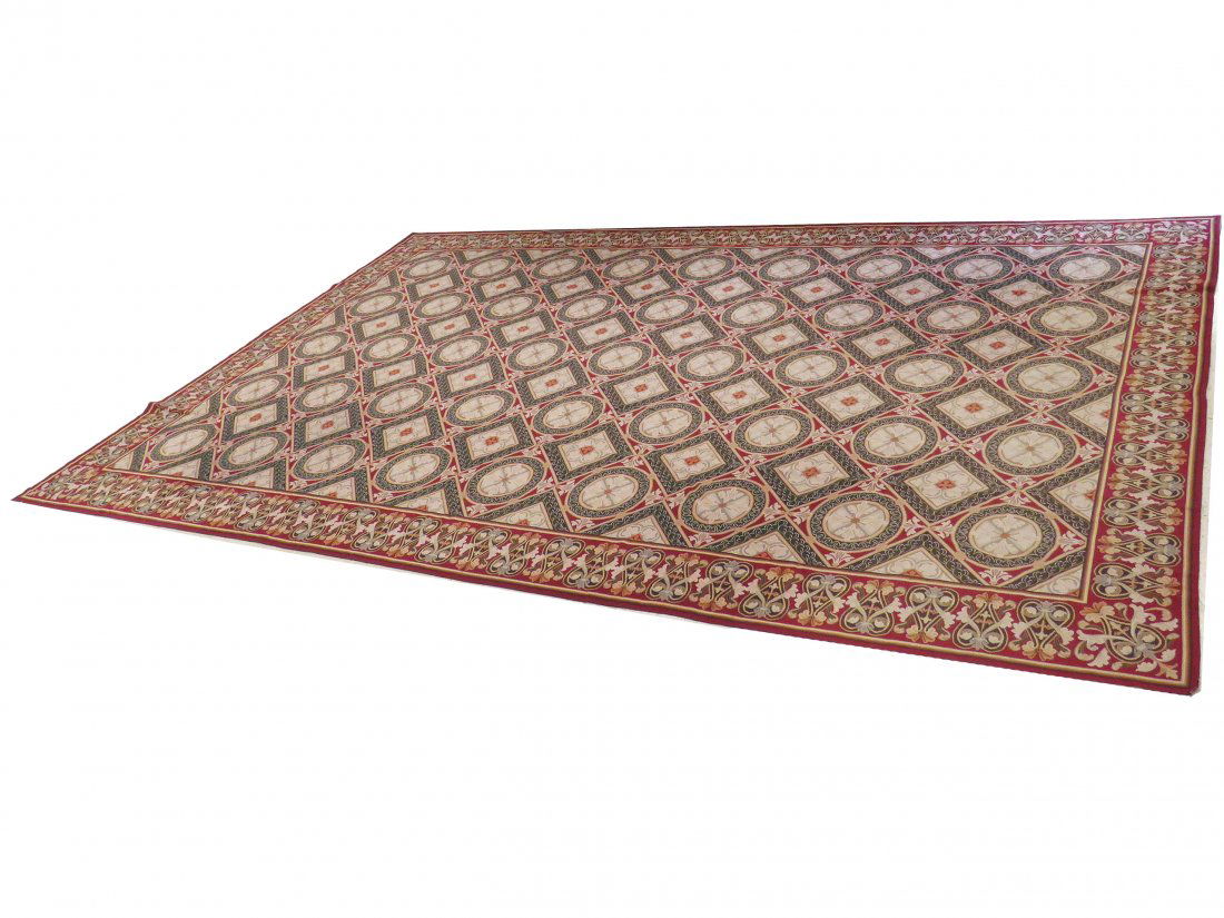FRENCH EMPIRE DESIGN AUBUSSON CARPET (1 of 4)
