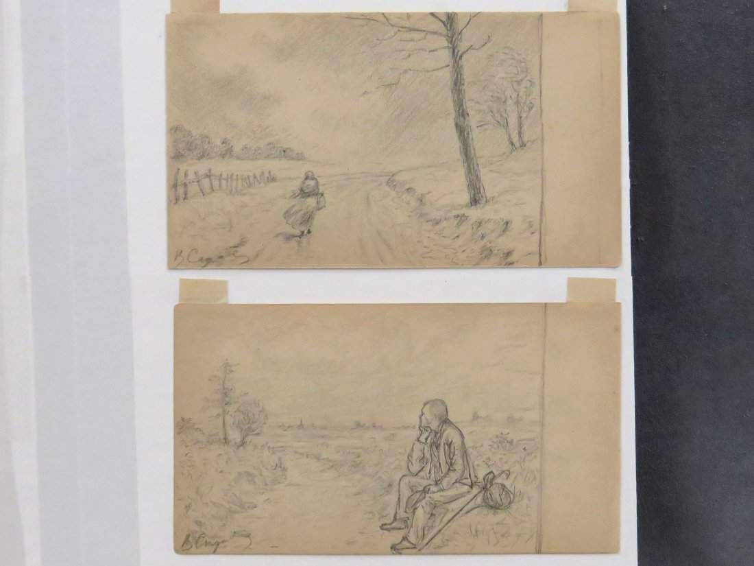 ATTRIBUTED TO VALENTIN SEROV, GRAPHITE ON PAPER (1 of 6)