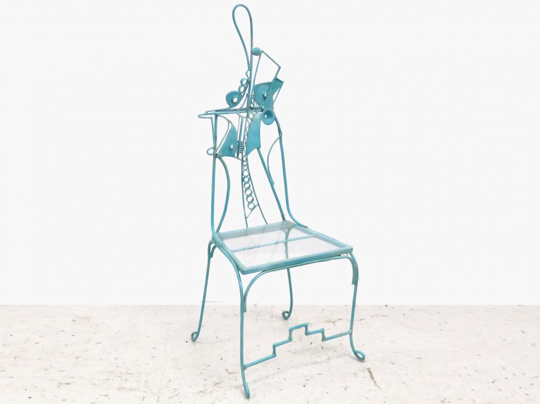 FRANK HOLDER (AMERICAN 20TH CENTURY), CHAIR (1 of 8)