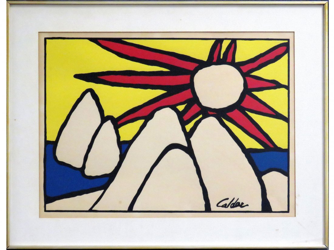 AFTER ALEXANDER CALDER (AMERICAN 1898-1976), LITHO (1 of 3)