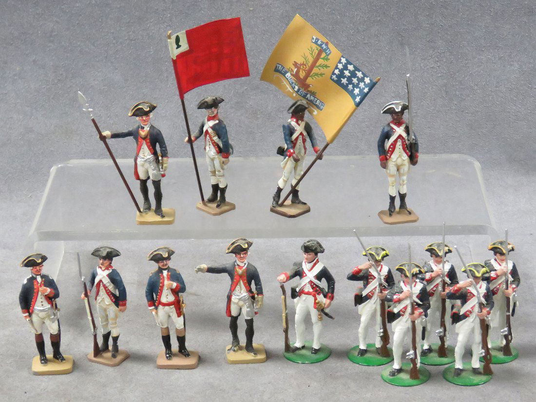 LOT (14) ASSORTED PAINTED LEAD CONTINENTAL SOLDIER (1 of 7)