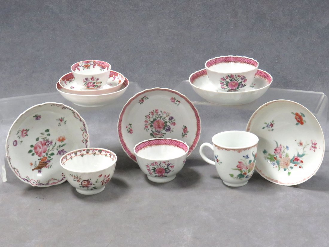 LOT (5) ASSORTED CHINESE EXPORT PORCELAIN (1 of 7)