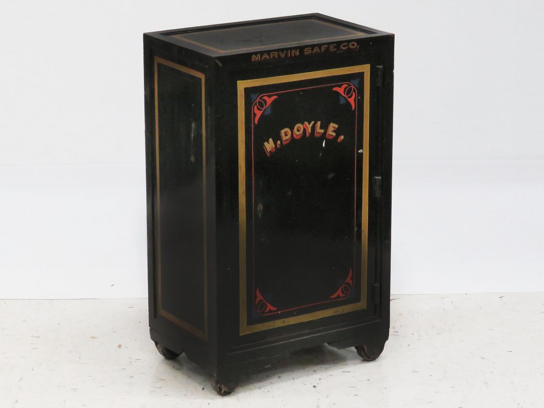 ANTIQUE PAINTED MARVIN SAFE (1 of 7)