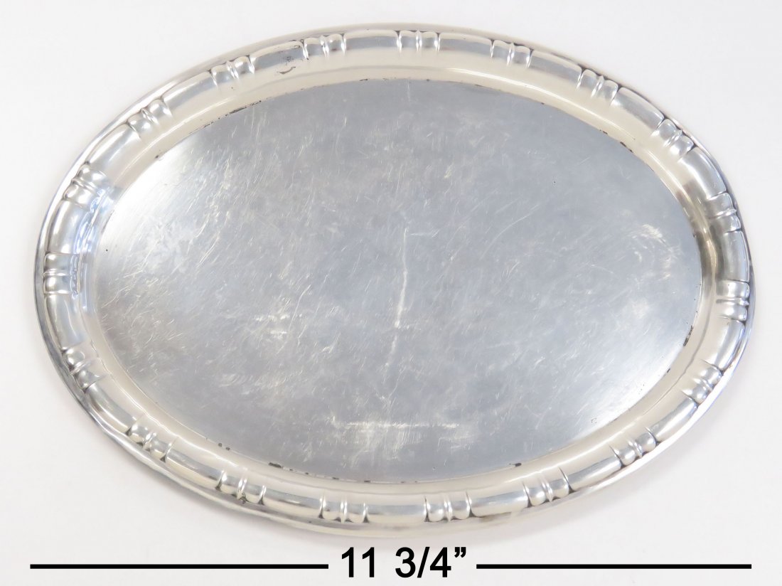 GERMAN 800 SILVER OVAL TRAY (1 of 4)