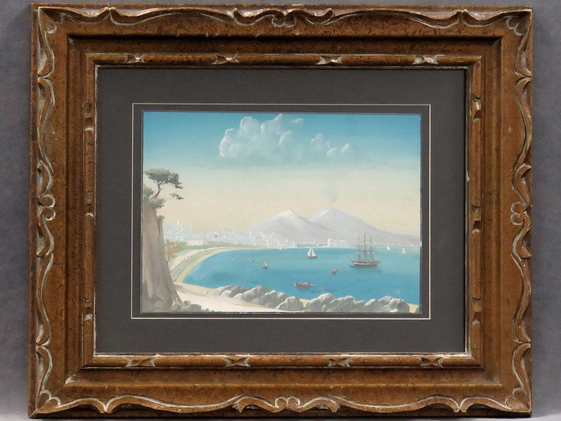 ITALIAN SCHOOL (20TH CENTURY) GOUACHE ON PAPER (1 of 3)