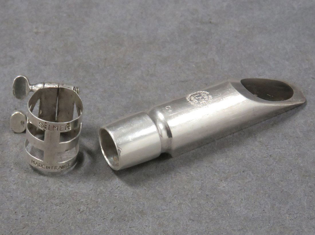 SELMER, PARIS SILVER C* ALTO SAXOPHONE MOUTHPIECE (1 of 2)