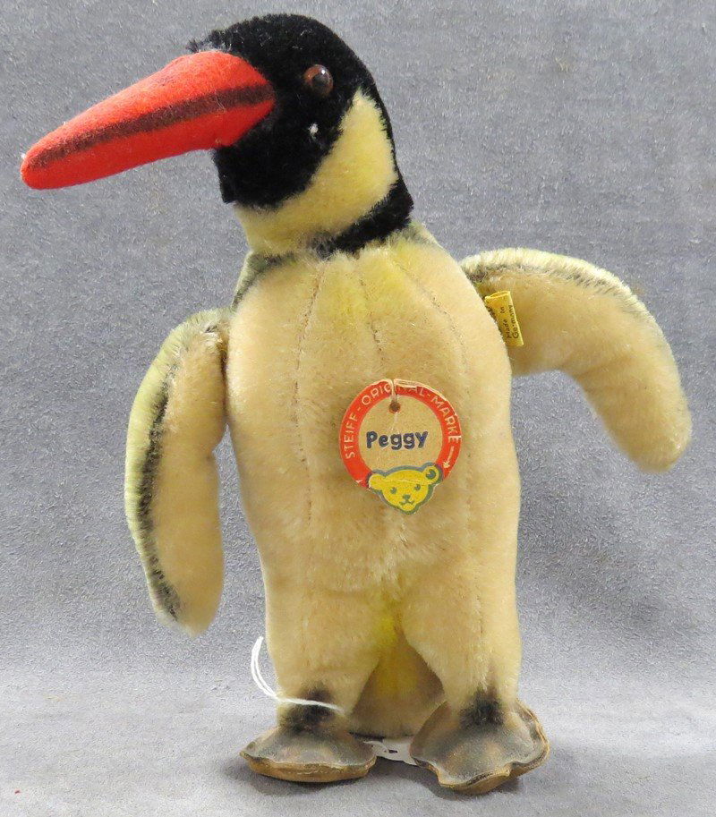 VINTAGE STEIFF PENGUIN, "PEGGY", SIGNED  (1 of 2)