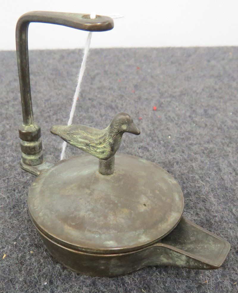 ROMAN STYLE BRONZE FIGURAL FLUID LAMP, GRAND TOUR (1 of 1)