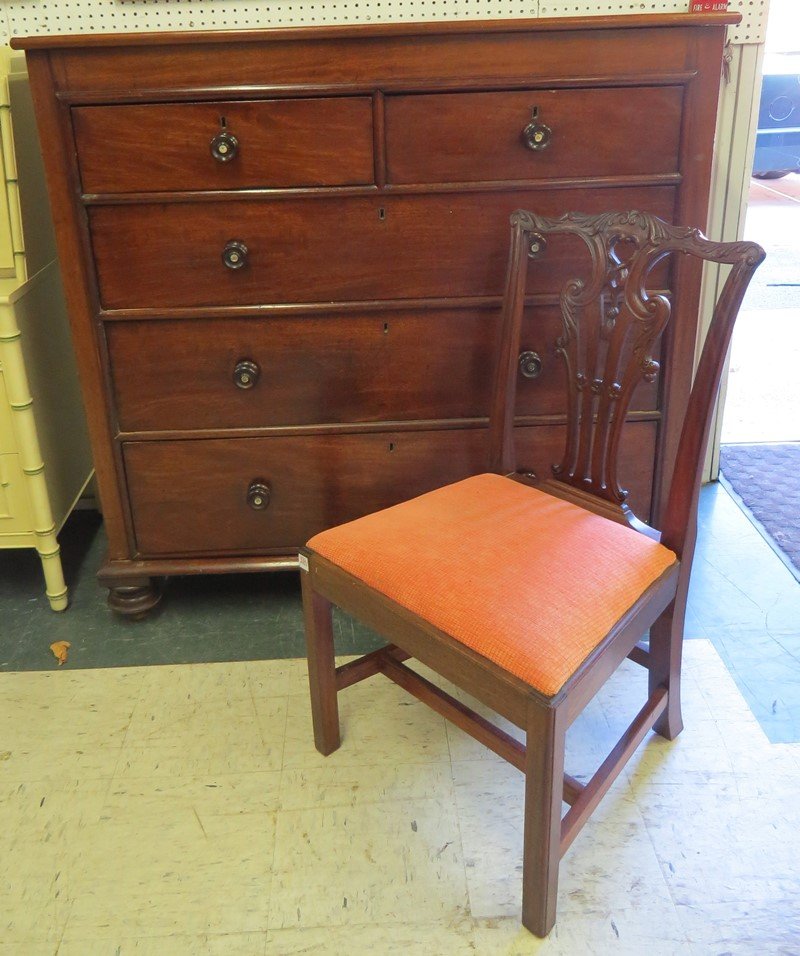 LOT (2) INCLUDING LATE REGENCY CHEST OF DRAWERS (1 of 2)