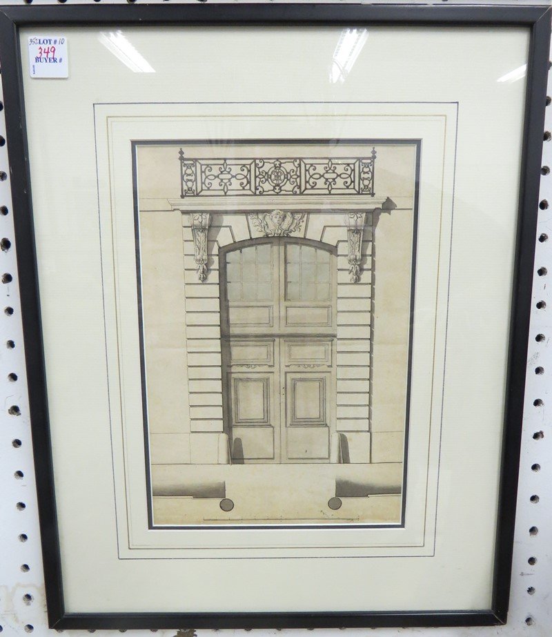 AMERICAN SCHOOL (19TH CENTURY) INK/WATERCOLOR (1 of 1)