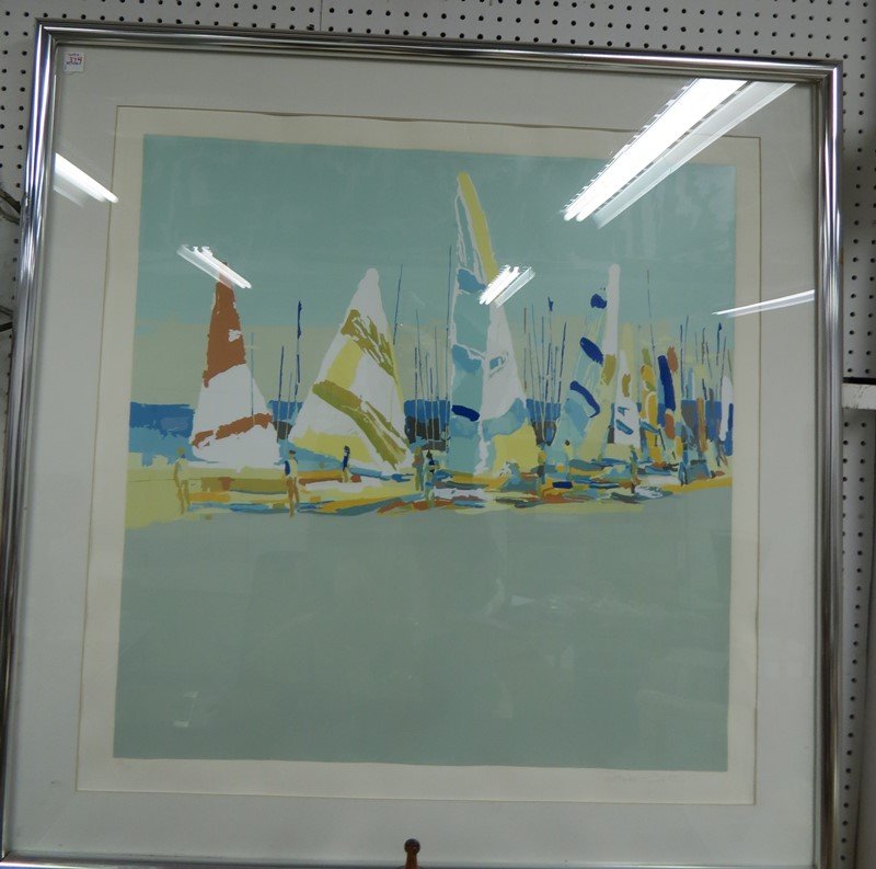 HALO GEORGE BOTTI (AMERICAN 1923-2003), LITHOGRAPH (1 of 1)