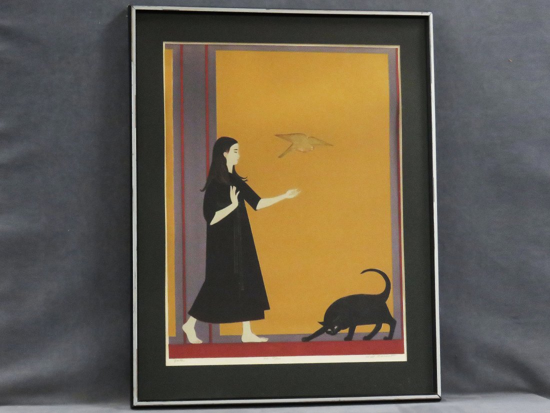 WILL BARNET (AMERICAN 1911-2012), LITHOGRAPH (1 of 2)