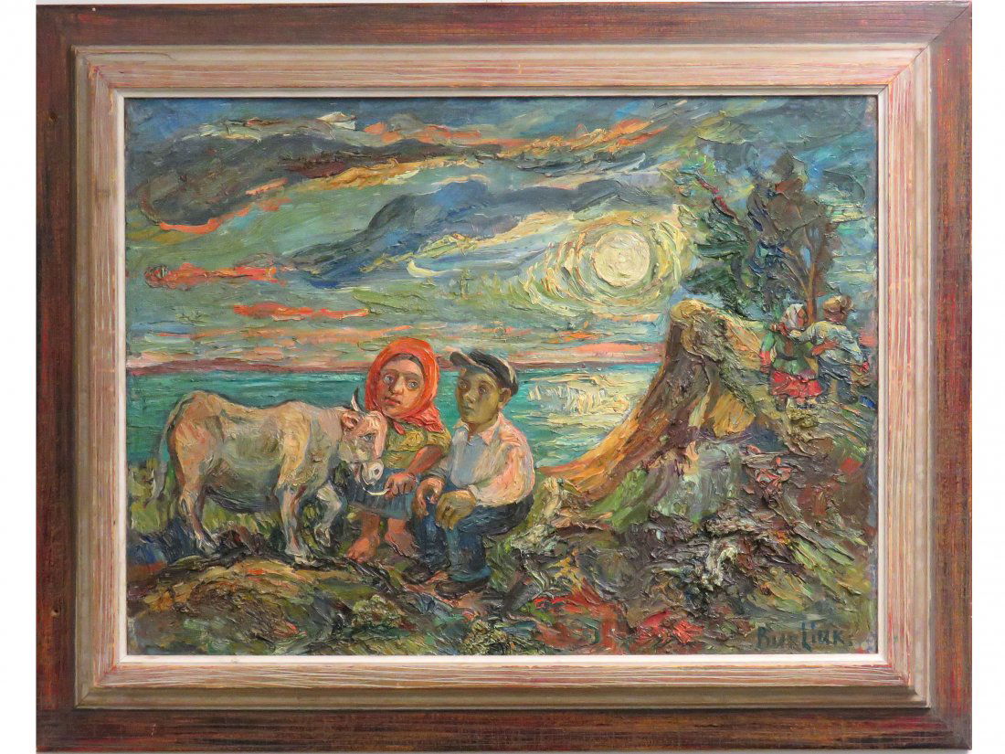 DAVID BURLIUK (UKRAINE/RUSSIAN/AMERICAN 1882-1967) (1 of 5)