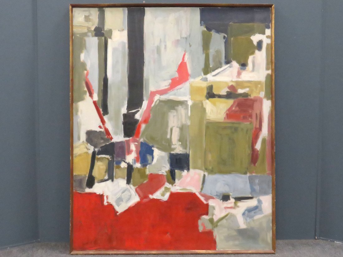 ROMON GODIN (CANADA 1930-), OIL ON CANVAS (1 of 4)