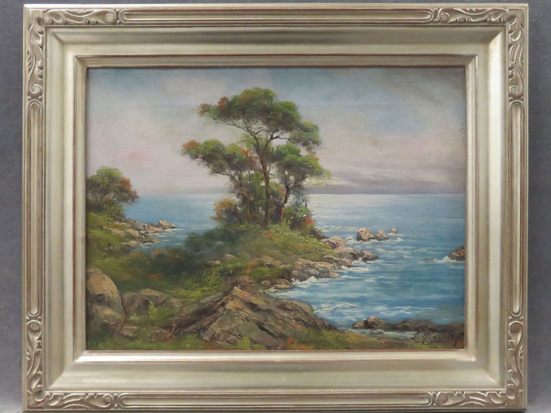 LAZLO NEOGRADY (HUNGARIAN 1896-1962) OIL ON CANVAS (1 of 3)