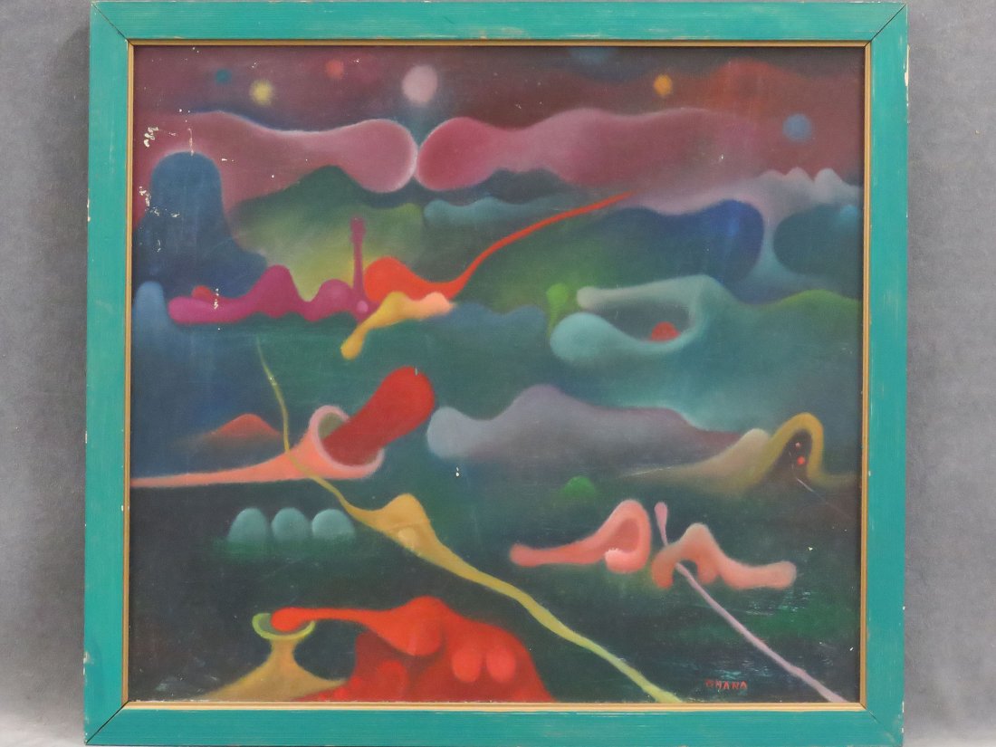 ISRAELI SCHOOL (20TH CENTURY), OIL ON PANEL (1 of 2)