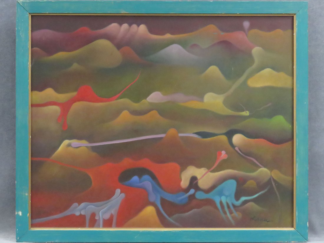 ISRAELI SCHOOL (20TH CENTURY), OIL ON PANEL (1 of 2)