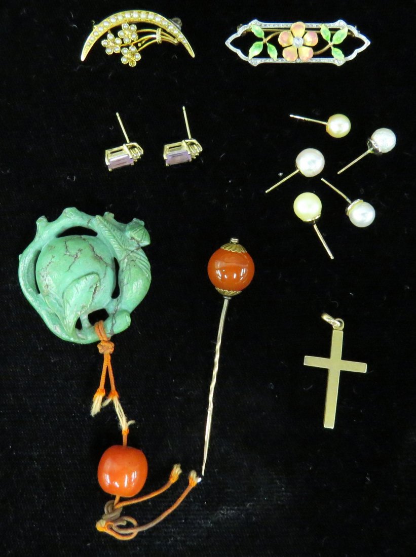 ASSORTED LOT VINTAGE JEWELRY (1 of 7)