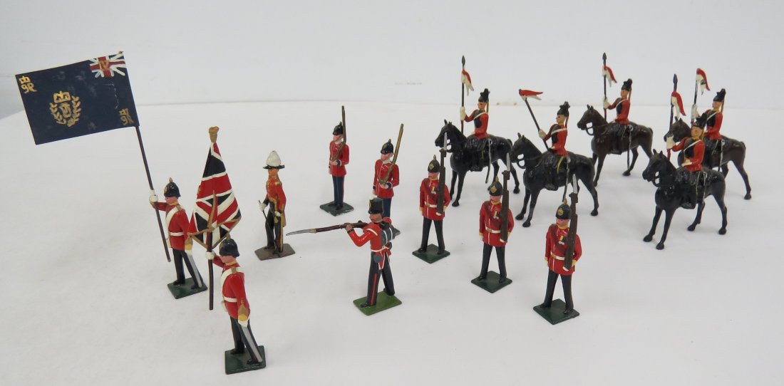 LOT (14) ASSORTED FOOT/MOUNTED SOLDIERS (1 of 6)