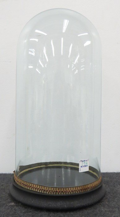 VICTORIAN GLASS DOME/BASE (1 of 2)