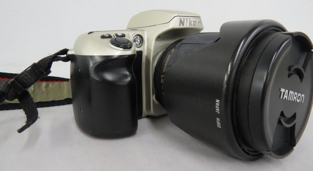 NIKON N60 35MM AF CAMERA WITH TAMRON ASPHERICAL (1 of 5)