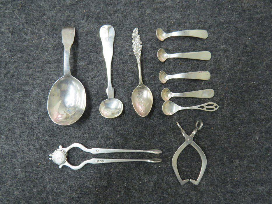 LOT ASSORTED INCLUDING 19/20TH CENTURY STERLING (1 of 4)