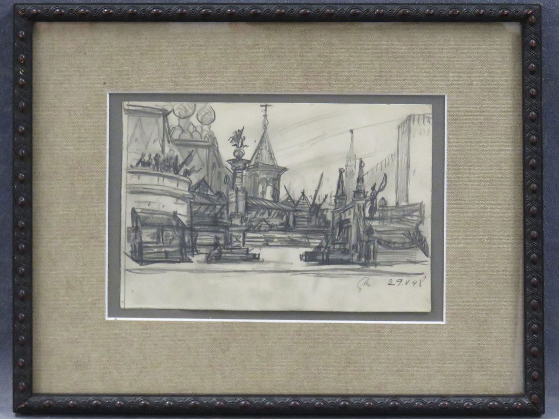 MSTISLAV DOBUJINSKY, THEATER SET DESIGN (1 of 2)