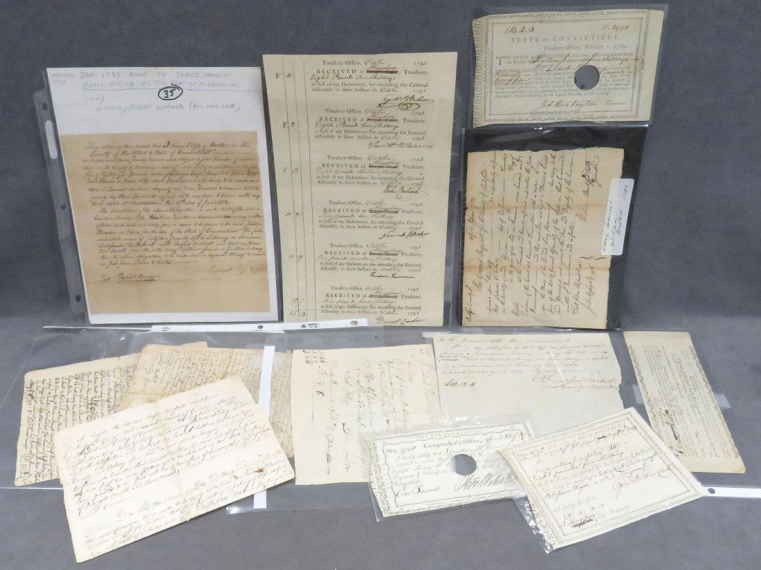 LOT (12) ASSORTED COLONY AND STATE OF CONNECTICUT (1 of 5)