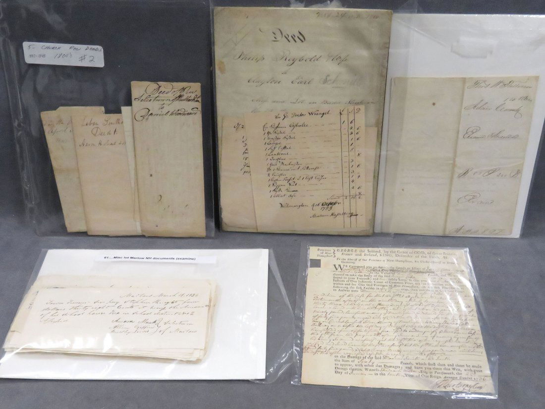 LOT INCLUDING CACHE OF ASSORTED DOCUMENTS (1 of 3)