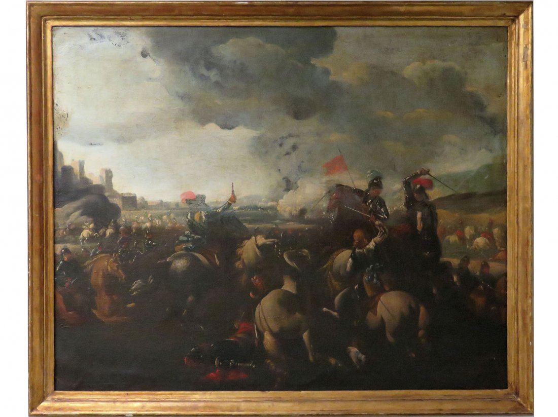 CIRCLE OF JACQUES COURTOIS CALLED IL BORGOGNONE (1 of 4)