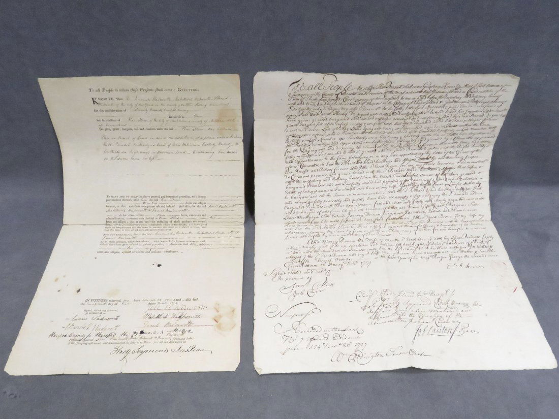 LOT (2) INCLUDING 1802 DEED FOR LANDS (1 of 5)