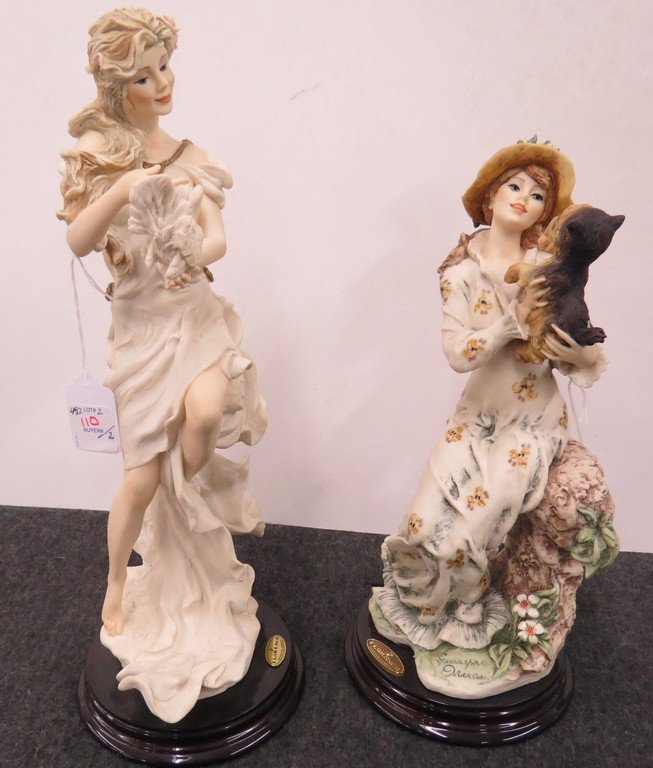 LOT (2) GIUSEPPE ARMANI DECORATED COMPOSITION FIGURES (1 of 6)