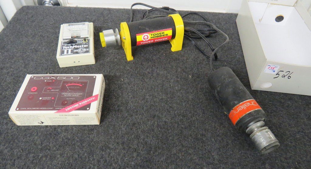 LOT (4) INCLUDING (2) MODEL AIRPLANE STARTES; TOWER (1 of 5)