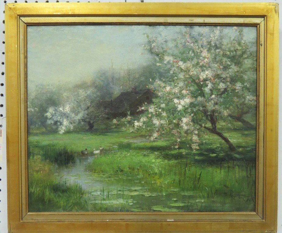 AMERICAN SCHOOL (19/20TH CENTURY), OIL ON CANVAS, (1 of 3)