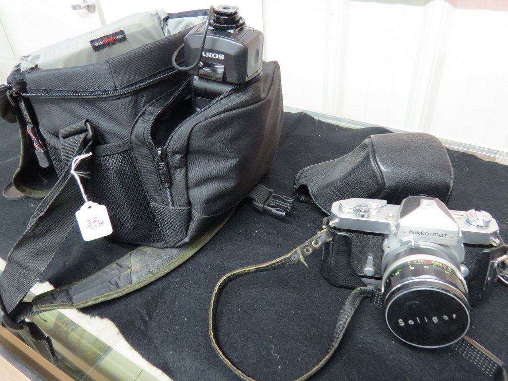 NIKON NIKKORMAT 35MM CAMERA, #FT 4110616 WITH SOLIGOR (1 of 3)