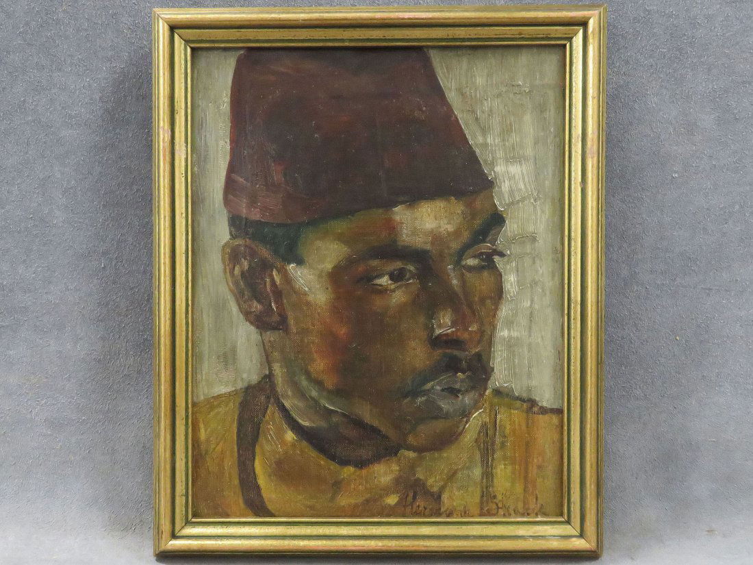 HERMANN STRUCK (GERMAN/ISRAELI 1876-1944), OIL ON (1 of 2)