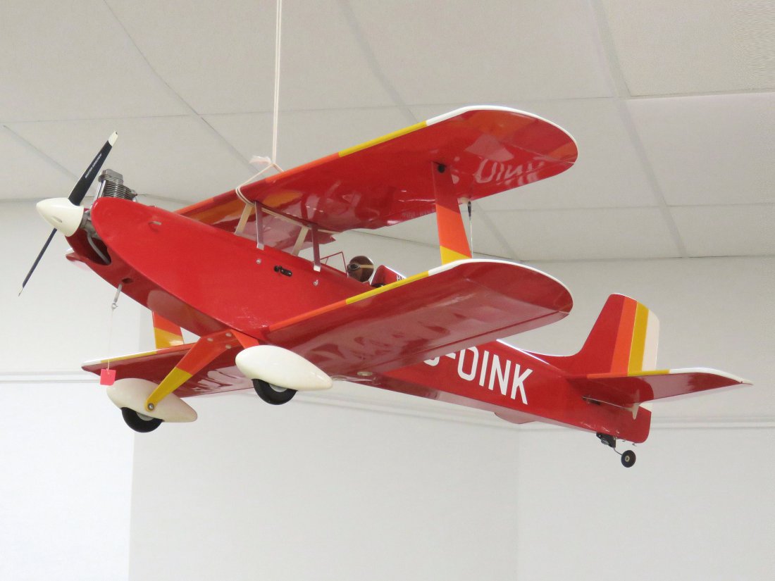 CUSTOM MADE MODEL AIRPLANE BIPLANE "HOG BIPE" WITH OS (1 of 1)