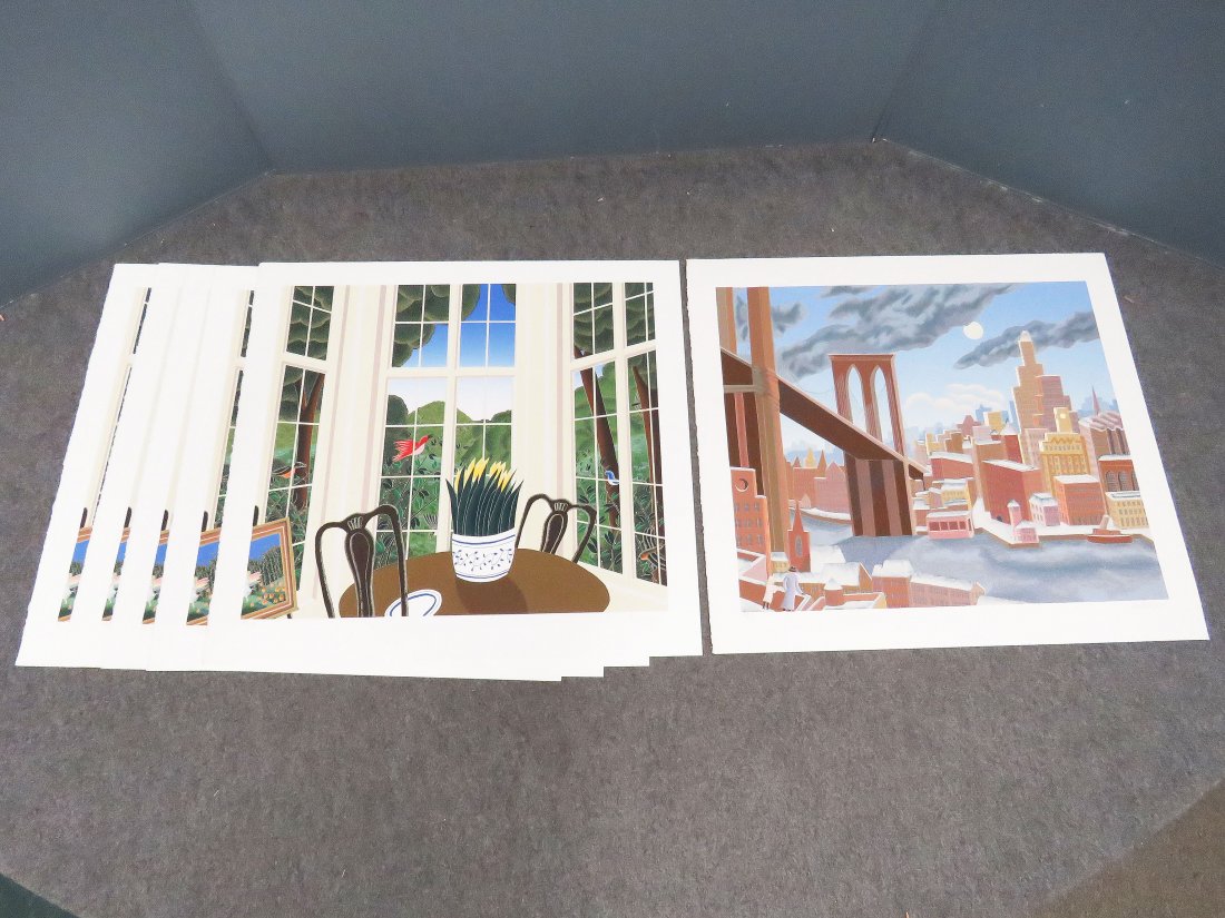 THOMAS FREDERICK MCKNIGHT (AMERICAN 1941-), LOT (6) (1 of 5)