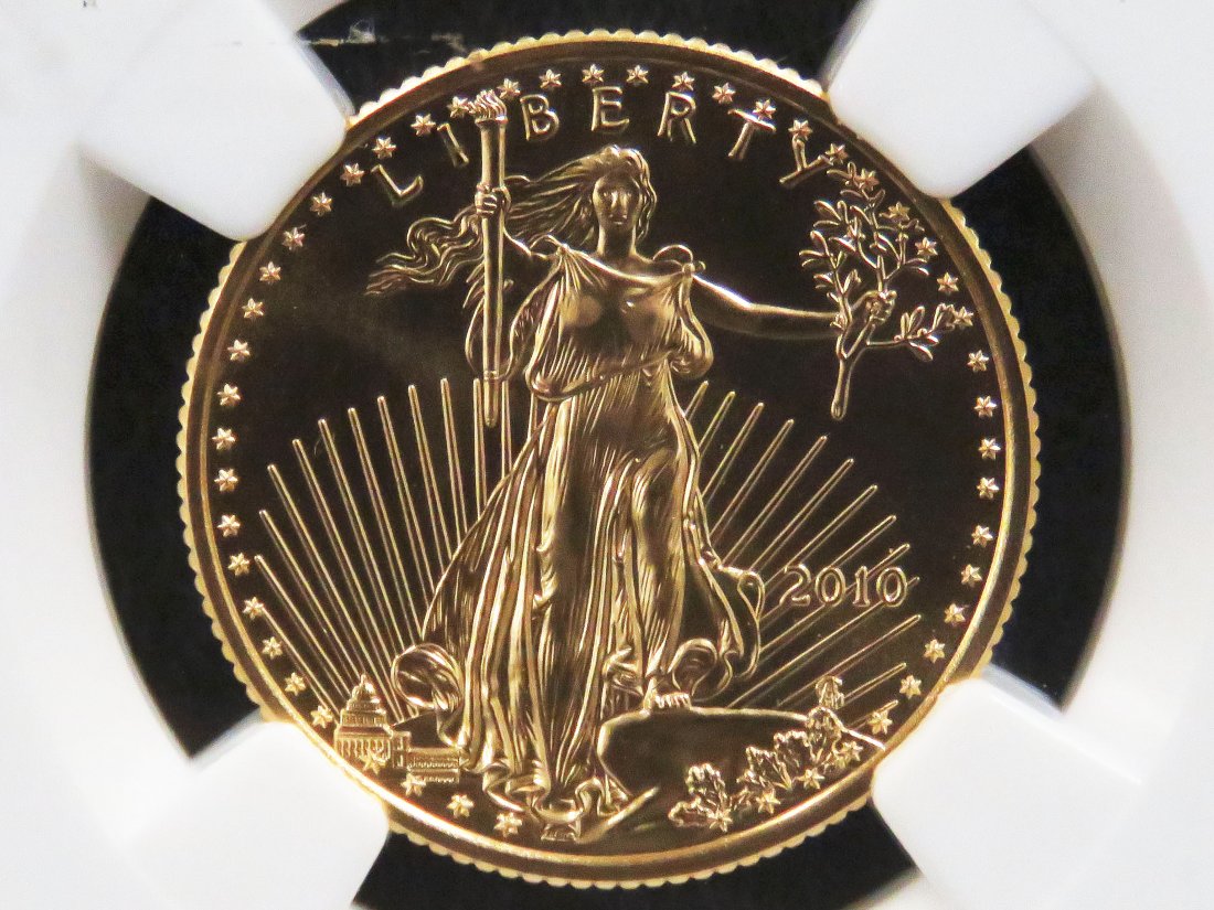 2010 AMERICAN BUFFALO EARLY RELEASE $10.00 GOLD COIN. (1 of 3)