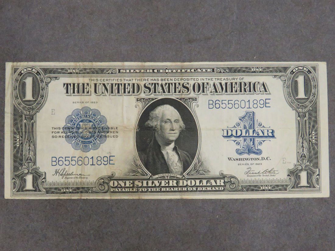 SERIES 1923 LARGE $1.00 SILVER CERTIFICATE NOTE (1 of 2)