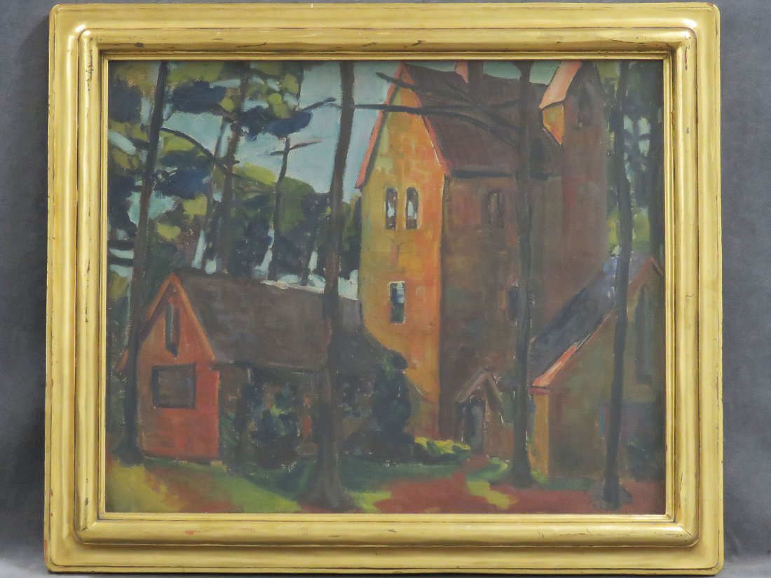 HARRIETTE M. LANDON (AMERICAN 1896-1997), OIL ON ARTIST (1 of 2)