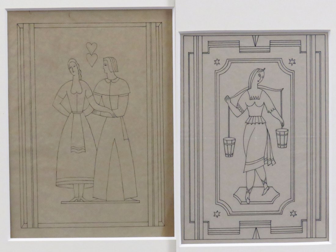 ATTRIBUTED TO GIO PONTI (ITALIAN 1891-1979), LOT (2) (1 of 4)