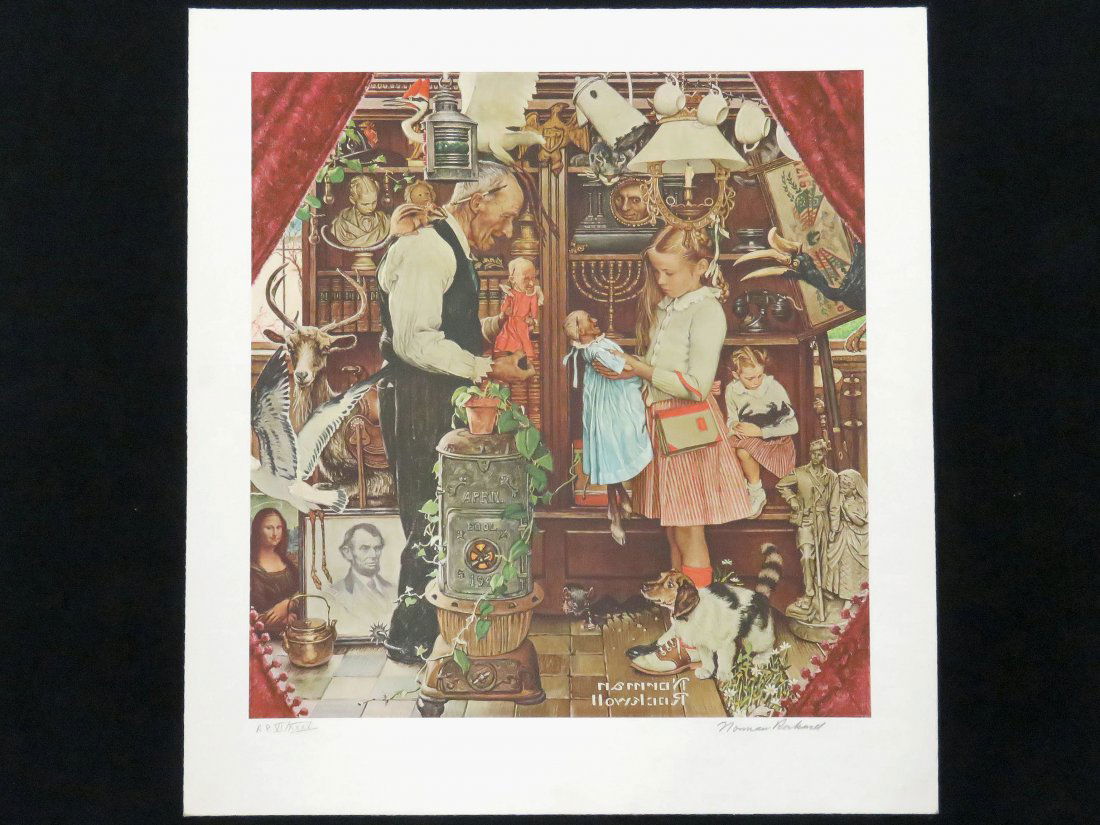 NORMAN ROCKWELL (AMERICAN 1894-1978), LITHOGRAPH, (1 of 2)