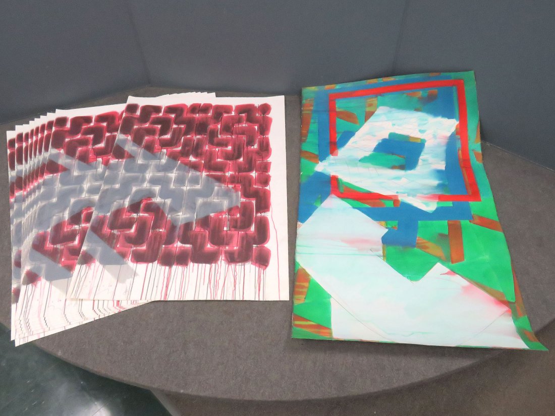 RICHARD SMITH (BRITISH 1931-) LOT (10) LOOSE WORKS (1 of 4)