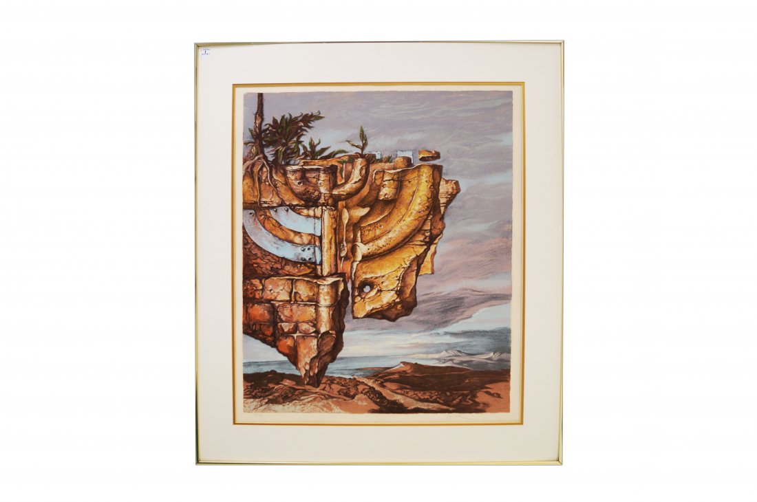 SAMUEL BAK (ISRAEL 1933-), ORIGINAL SURREALIST COLOR (1 of 3)