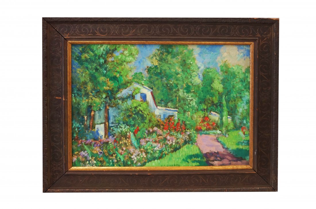 NATHANIEL P. STEINBERG (AMERICAN 1893-1976), OIL ON (1 of 3)