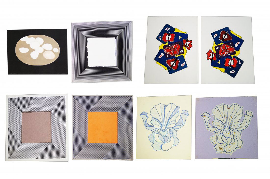 LOT (8) INTAGLIO PRINTS INCLUDING LOWELL NESBITT (1 of 3)