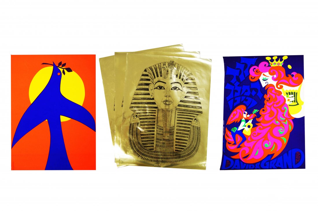 LOT (7) POSTERS INCLUDING DELBART DUCHEIN, SIGNED KING (1 of 1)